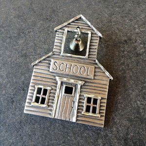 Vintage School House Pin by JJ